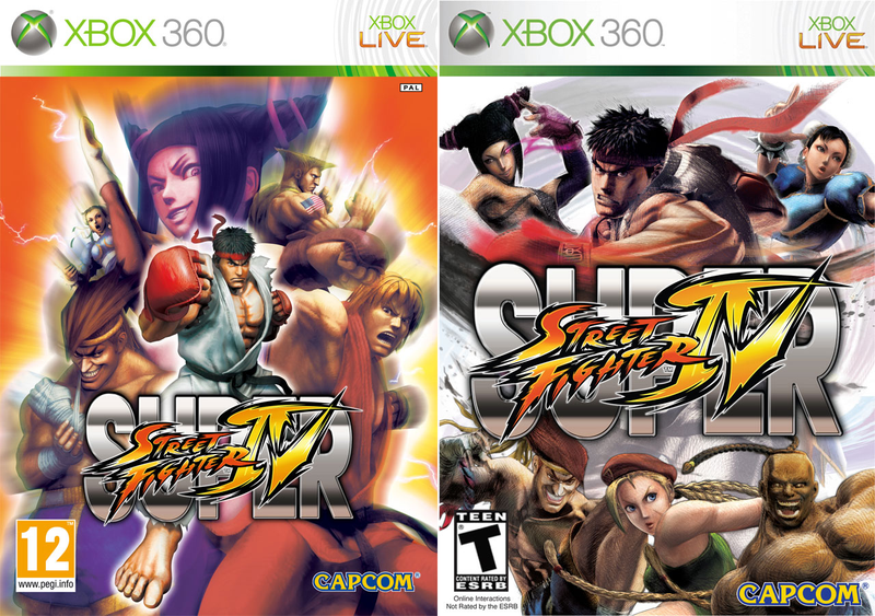 Illustration for article titled Europe Wins The Super Street Fighter IV Box Art Battle